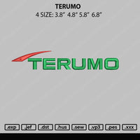 Terumo Embroidery File 4 size