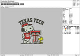 Snoopytech Text Embroidery File 6 sizes