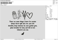 Text Cat Embroidery File 6 sizes