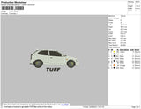 Tuff Car Embroidery File 4 size