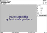 Soundstext 2708 Embroidery File 6 sizes