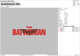 Batwoman Embroidery File 6 sizes