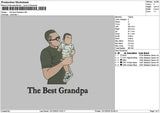 Grandpatext 1112 Embroidery File 6 sizes
