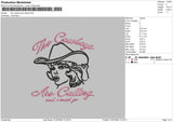 Cowboy Girl 02 Embroidery File 6 sizes