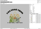 Ts Tour V2 Embroidery File 6 sizes