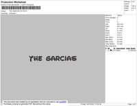 The Gracias Embroidery File 5 size