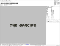 The Gracias Embroidery File 5 size