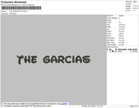 The Gracias Embroidery File 5 size