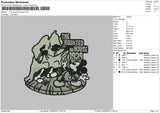 The Haunted Embroidery File 6 sizes