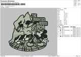 The Haunted Embroidery File 6 sizes