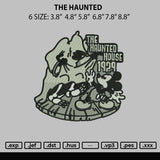 The Haunted Embroidery File 6 sizes