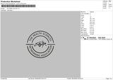 The Health Embroidery File 6 sizes