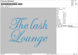 The last Louge Embroidery File 6 sizes