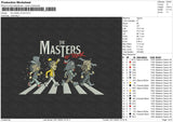 The Master Of Rock Embroidery File 6 sizes