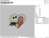 The Nightmare Embroidery File 4 size