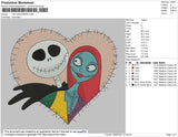 The Nightmare Embroidery File 4 size