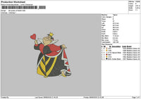 Queen 0906 Embroidery File 6 sizes