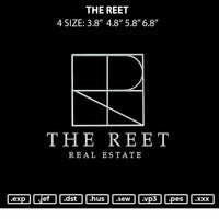 The Reet Embroidery File 4 size