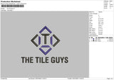 The Tile Guys Embroidery File 4 sizes