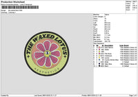 Lotuscircle01 Embroidery File 6 sizes