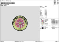 Lotuscircle01 Embroidery File 6 sizes