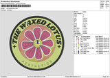 Lotuscircle01 Embroidery File 6 sizes