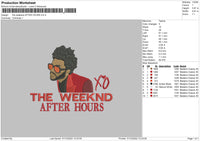 The Weekend Ah Embroidery File 6 sizes