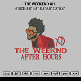 The Weekend Ah Embroidery File 6 sizes