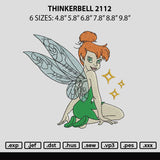 Thinkerbell 2112 Embroidery File 6 sizes