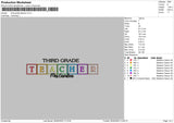 Thrid Grade Embroidery File 6 sizes