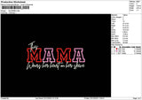 Mamatext 2212 Embroidery File 6 sizes