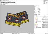 Tharsher Cassette Embroidery File 5 sizes