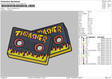 Tharsher Cassette Embroidery File 5 sizes