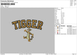 Tigger Embroidery File 6 sizes