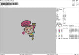 Timmy Turner 02 Embroidery File 5 sizes