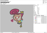 Timmy Turner 02 Embroidery File 5 sizes