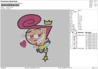 Timmy Turner 02 Embroidery File 5 sizes