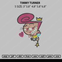 Timmy Turner 02 Embroidery File 5 sizes