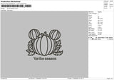 Tis The Season Embroidery File 5 sizes