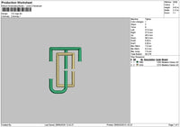 Tjctext Embroidery File 6 sizes