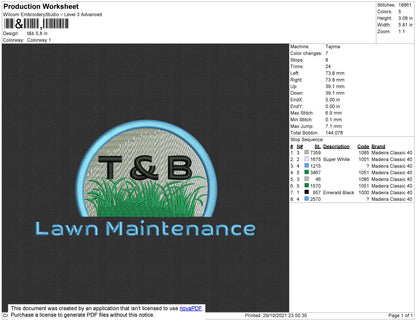 T&B Embroidery File 4 size