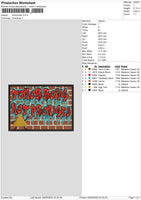 Tomorrows Text Embroidery File 6 sizes