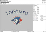 Toronto 003 Embroidery File 8 size