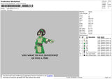 Toph Beifong Embroidery File 4 size