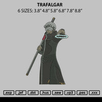 Trafalgar Embroidery File 6 sizes