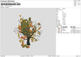 Treepaint Embroidery File 6 sizes