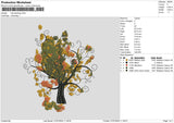 Treepaint Embroidery File 6 sizes