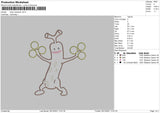 Trees Character Embroidery File 4 size