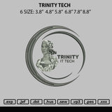 Trinity Tech Embroidery File 6 sizes