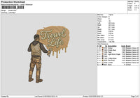Troweltext Embroidery File 6 sizes